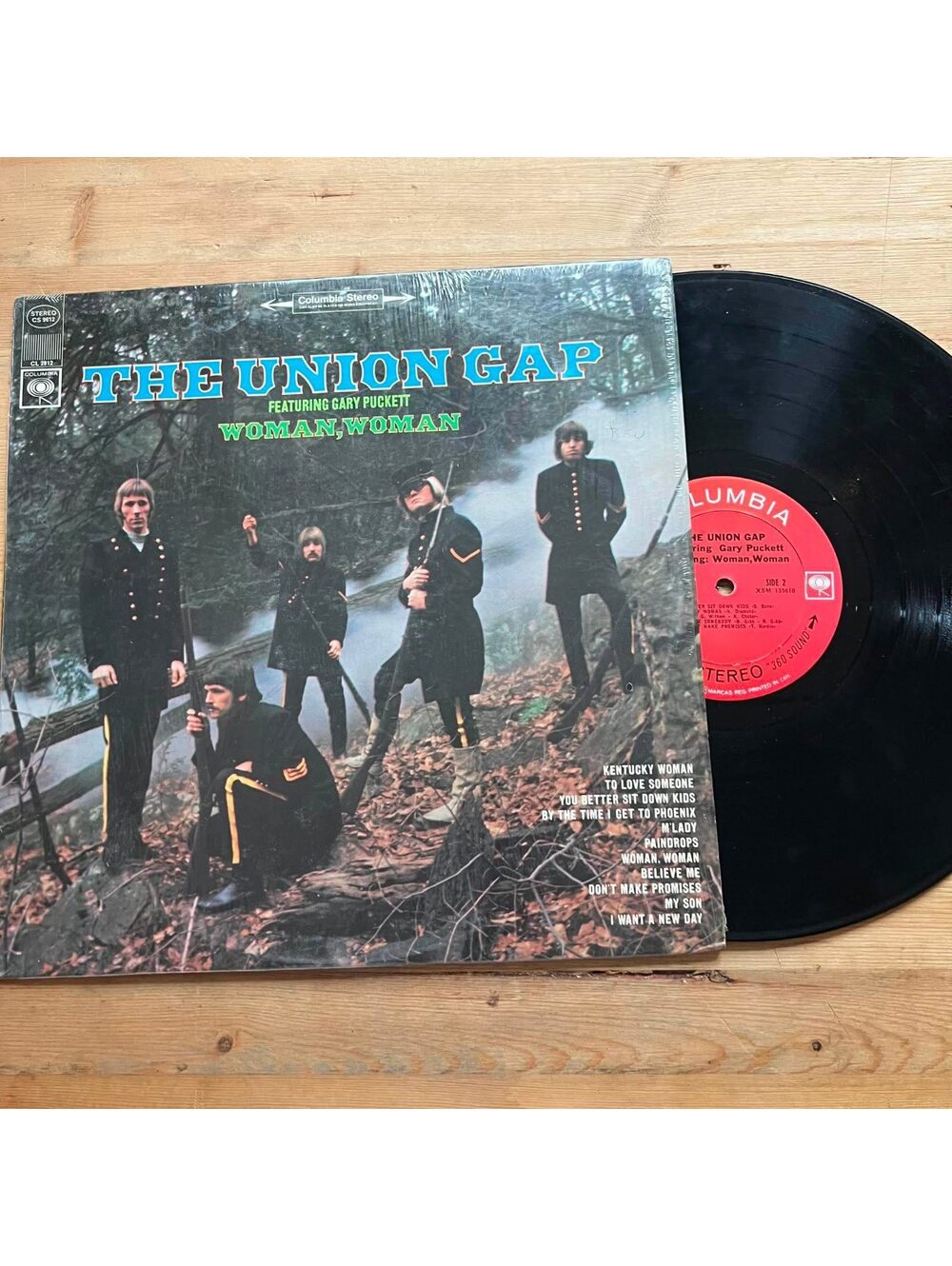 The Union Gap Ft. Gary Puckett - Woman, Woman 33rpm VG+ VR19
